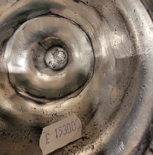 Etain Zinn Unique Vintage Elegant Pewter Candelabra - Picture 4 of 4